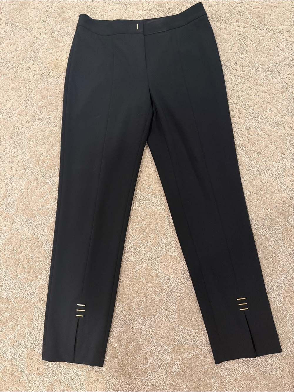 Women’s Black Dress Pants by Calvin Klein with Ankle Slits in size 8